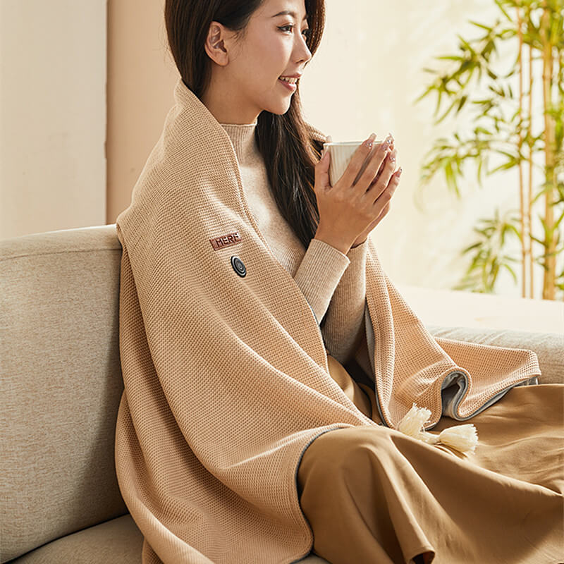 Blush London® Portable Heated Blanket Shawl