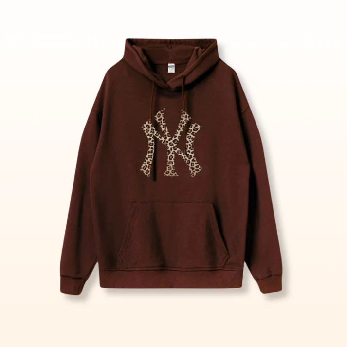 Blush London® NY Leopard Unisex Hoodie